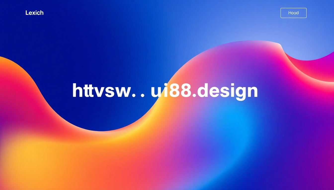 Clean, modern web design for https://uu88.design/ featuring sleek UI elements and vibrant color palette to attract visitors and encourage engagement.