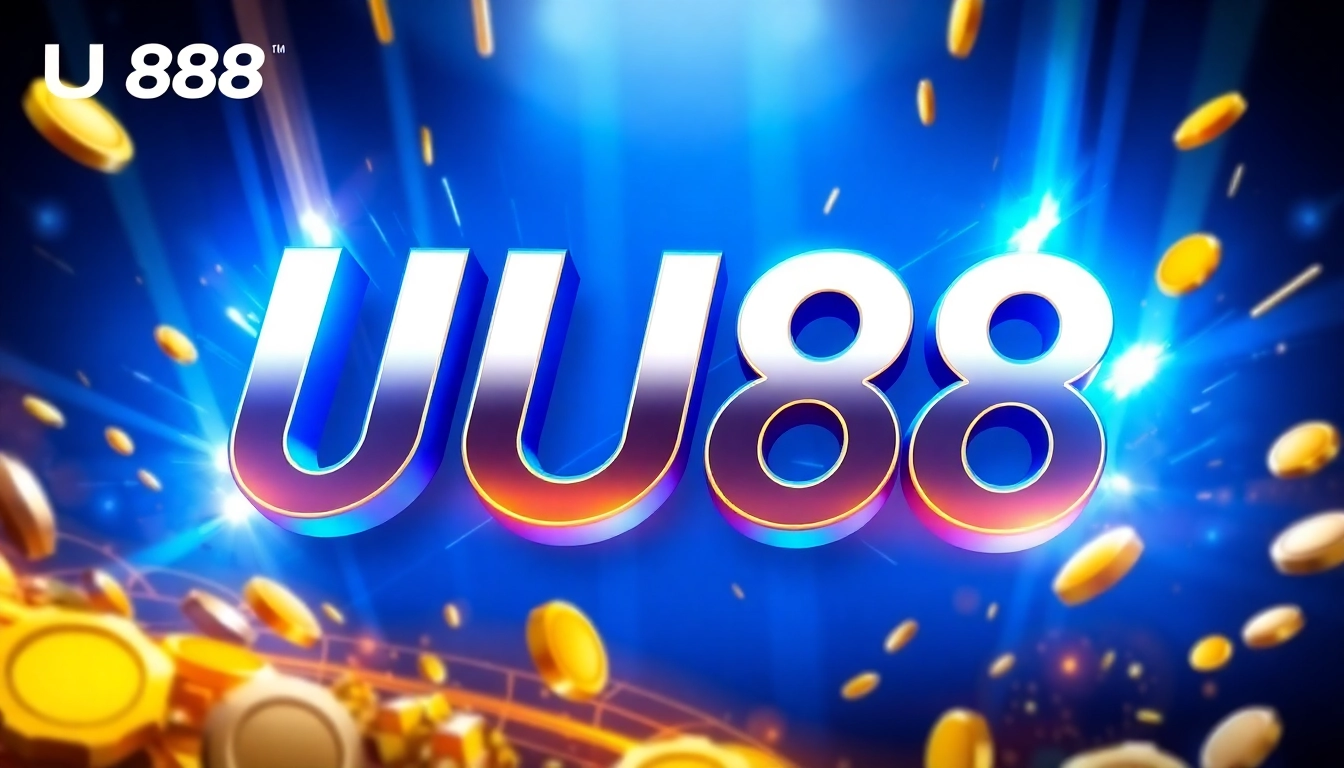 Engaging visual of the UU88 online casino platform highlighting secure gaming and user-friendly interface, emphasizing trust and entertainment for players.