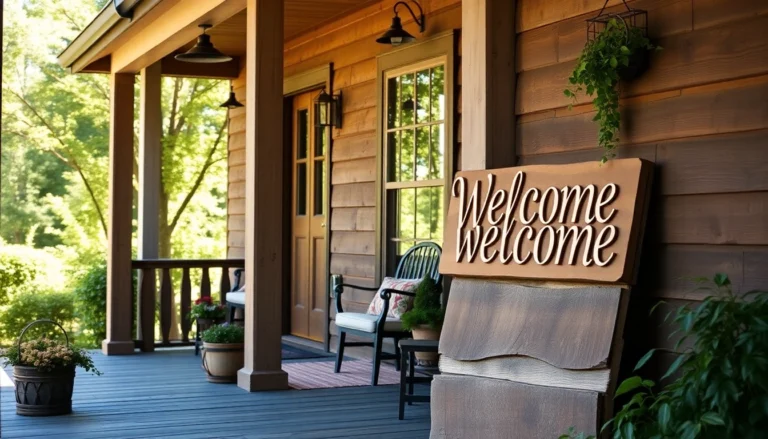How to Choose and Style Perfect Welcome Signs to Enhance Your Entryway