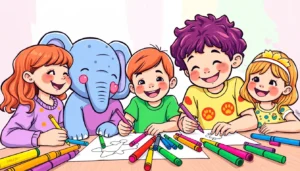 My Color School offers engaging printable coloring pages for kids with detailed elephant and pride designs to inspire creativity and learning.