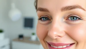 Patient enjoying a rejuvenated look after Oberlidstraffung Zürich, highlighting natural eyelid lifting and refreshed appearance.