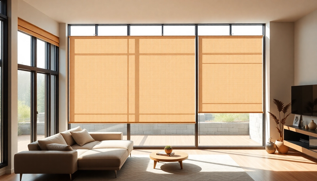 High-quality rolety bydgoszcz roller blinds enhancing modern interiors with sleek design and natural lighting.