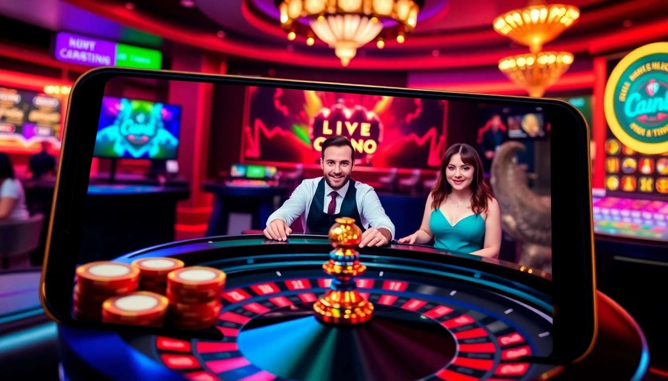 Sky Exchange live casino games with real dealers, vibrant colors, and engaging gameplay for players seeking thrill and winnings.