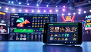 Skyexchange online betting platform displaying live sports and casino games with seamless navigation