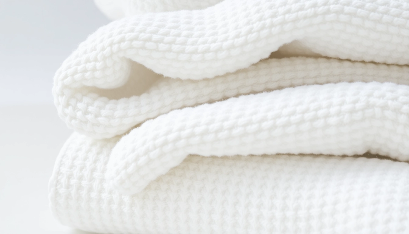 Premium cotton towels folded beautifully to showcase their softness and high absorbency for a luxurious bathroom experience.