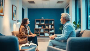 Psycholog Lublin providing compassionate support in a welcoming therapy room to foster mental well-being.