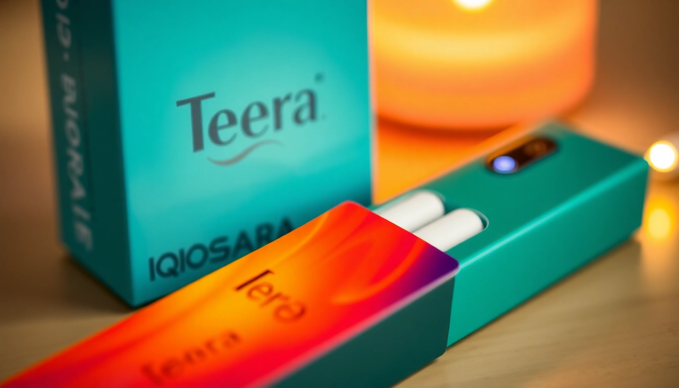 High-quality image showcasing Terea sigara sticks for IQOS Iluma with modern design and vibrant packaging, emphasizing premium quality.
