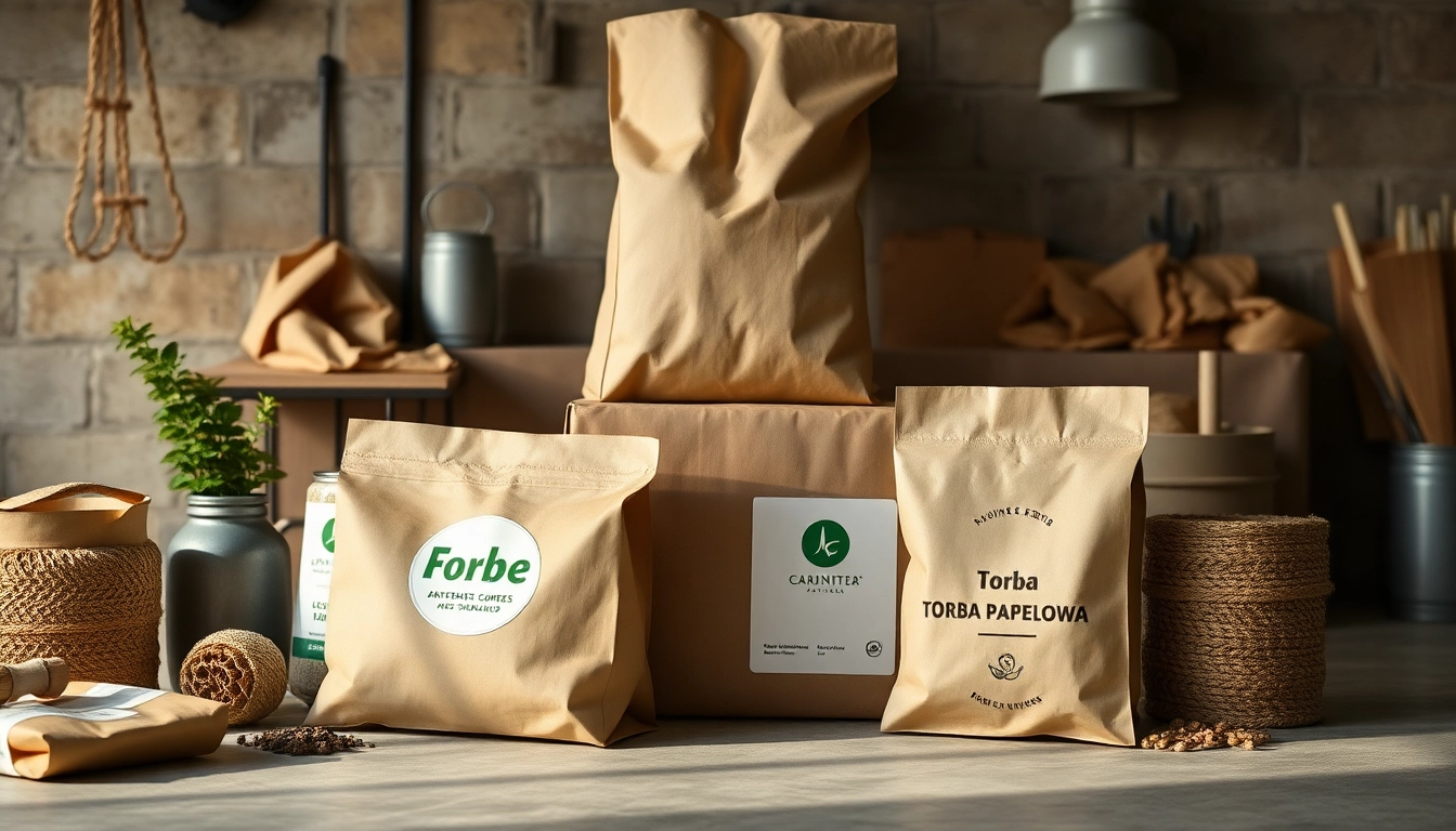 High-quality paper bag with eco-friendly design focusing on torba papierowa, used by