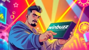 Bold Winbuzz platform interface showing betting options and sports icons for online betting in India