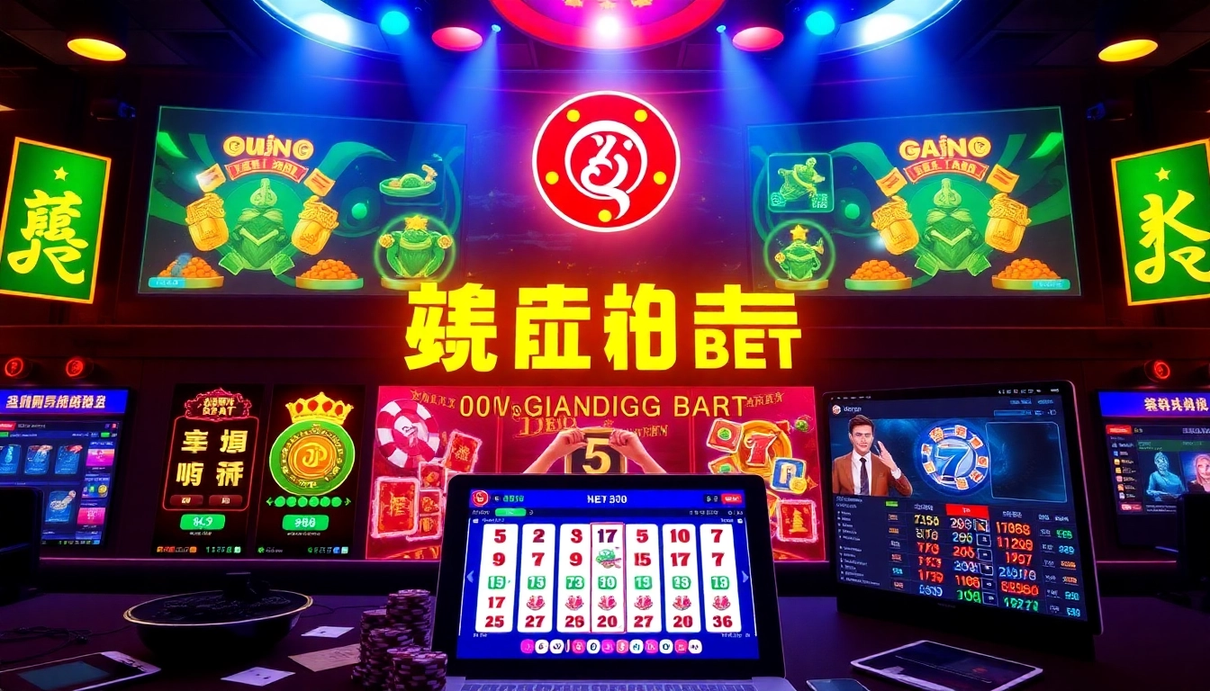 Hengongbet online casino platform with colorful slots and live betting action for trusted gaming
